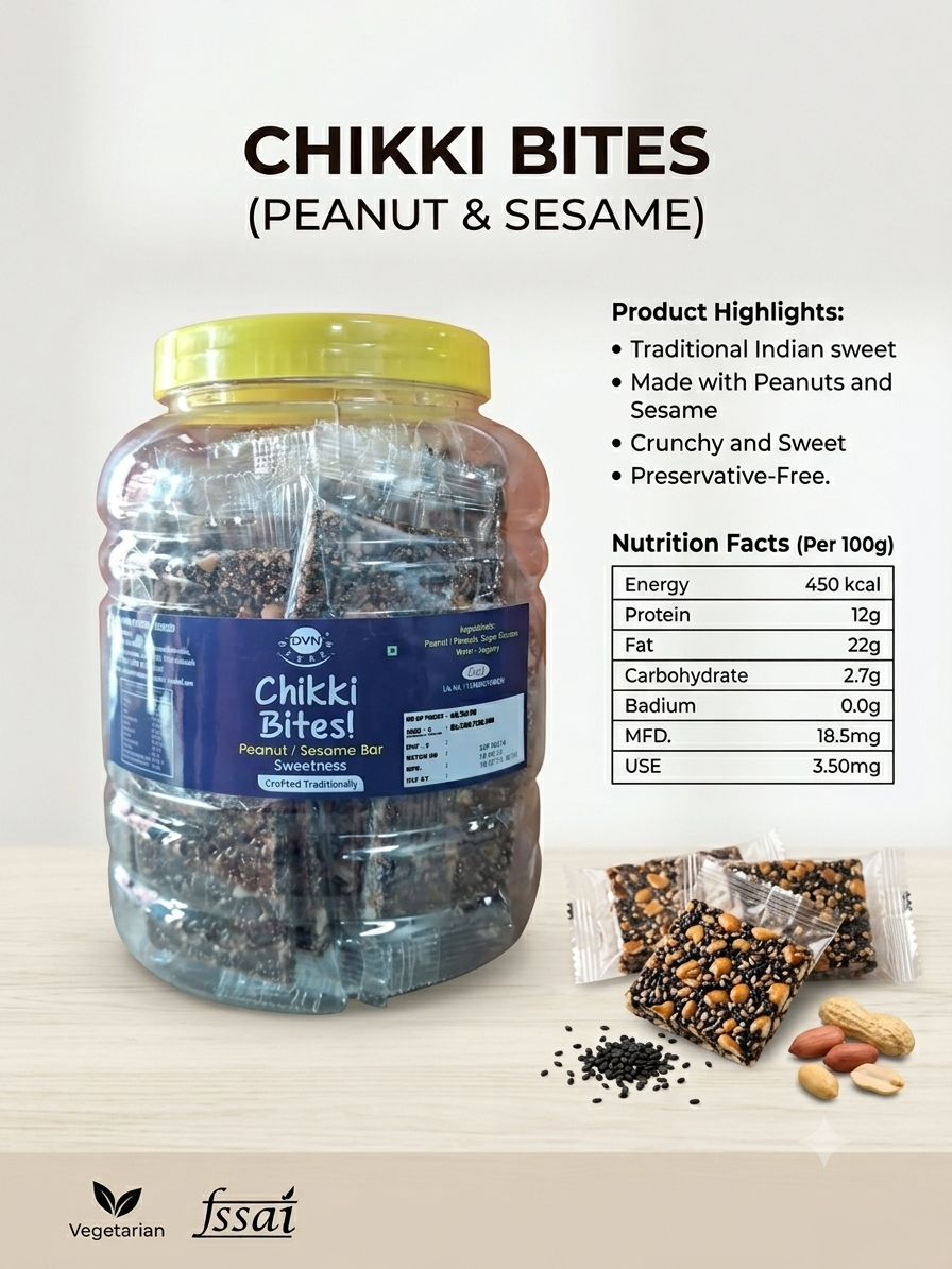 Peanut Chikkis Round